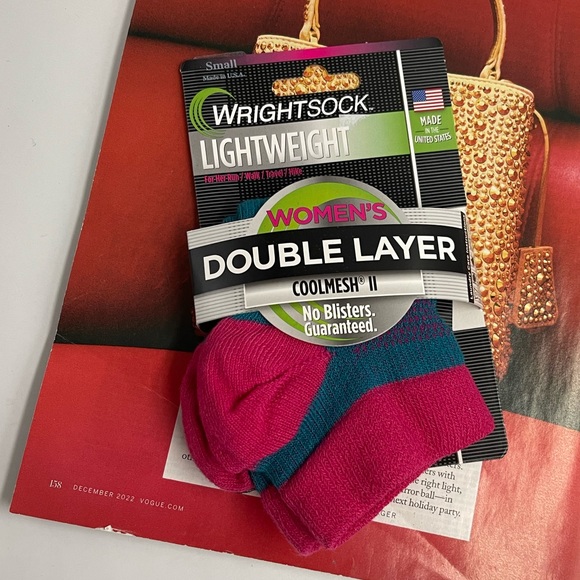 NWT WRIGHTSOCK TAB Coolmesh II ANTI BLISTER SYSTEM Socks Pick - Picture 4 of 5